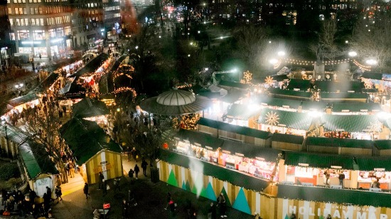 Union Square Mercatini di Natale a New York