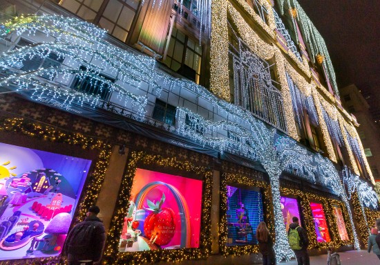 Vetrine Natale Saks New York