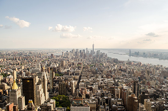 Vista dall'osservatorio panoramico dell'Empire State Building