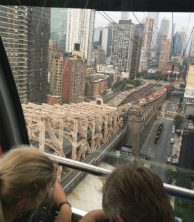 Vista dalla funivia di Roosevelt Island