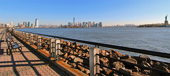 vista panoramica dalla Liberty Walkway