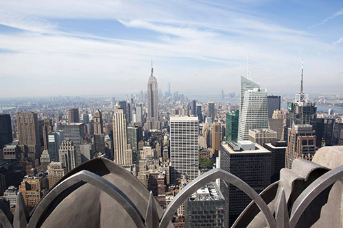 panorama top of the rock